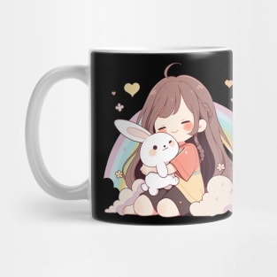 girl rabbit Mug